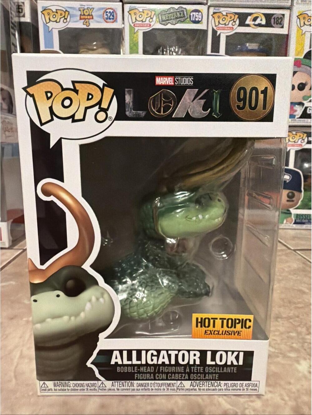Funko Pop! Alligator Loki #901 Hot Topic Exclusive with POP PROTECTOR